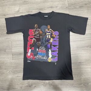 Vintage 1991 NBA Michael Jordan & Magic Finals Sz Medium Salem Sportswear